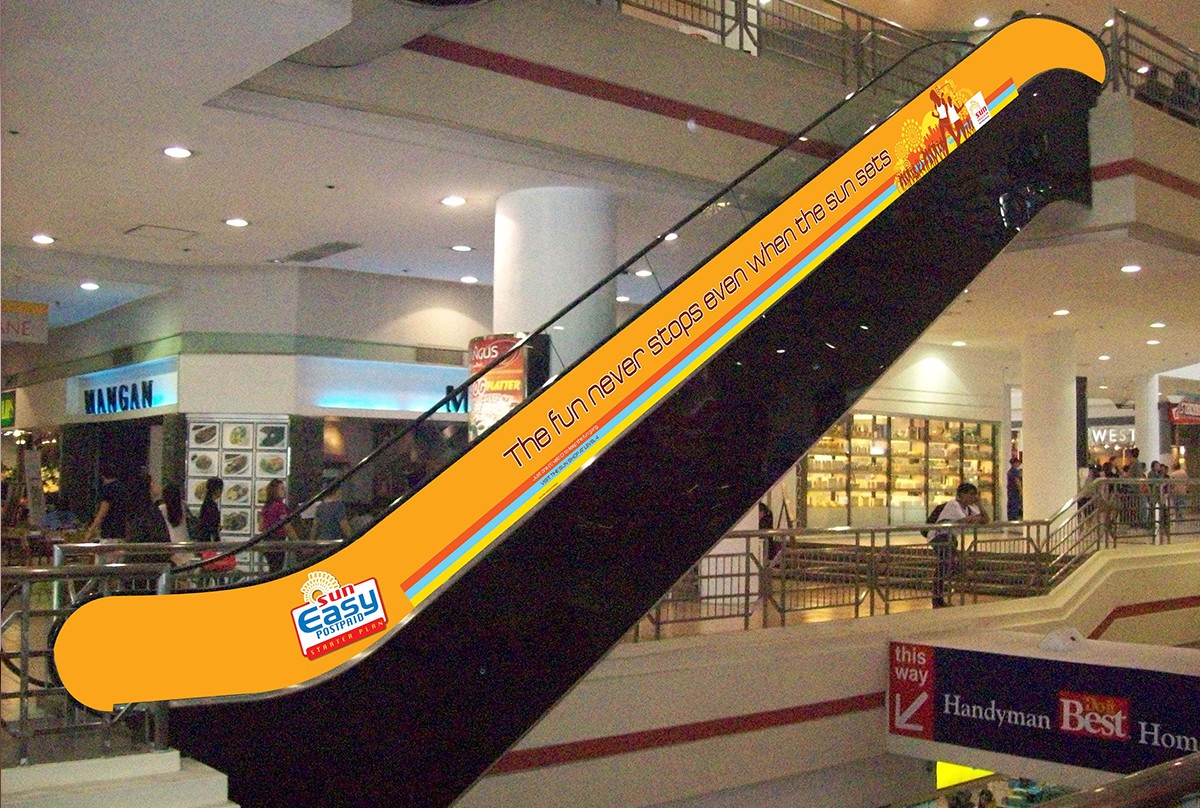 Escalator branding
